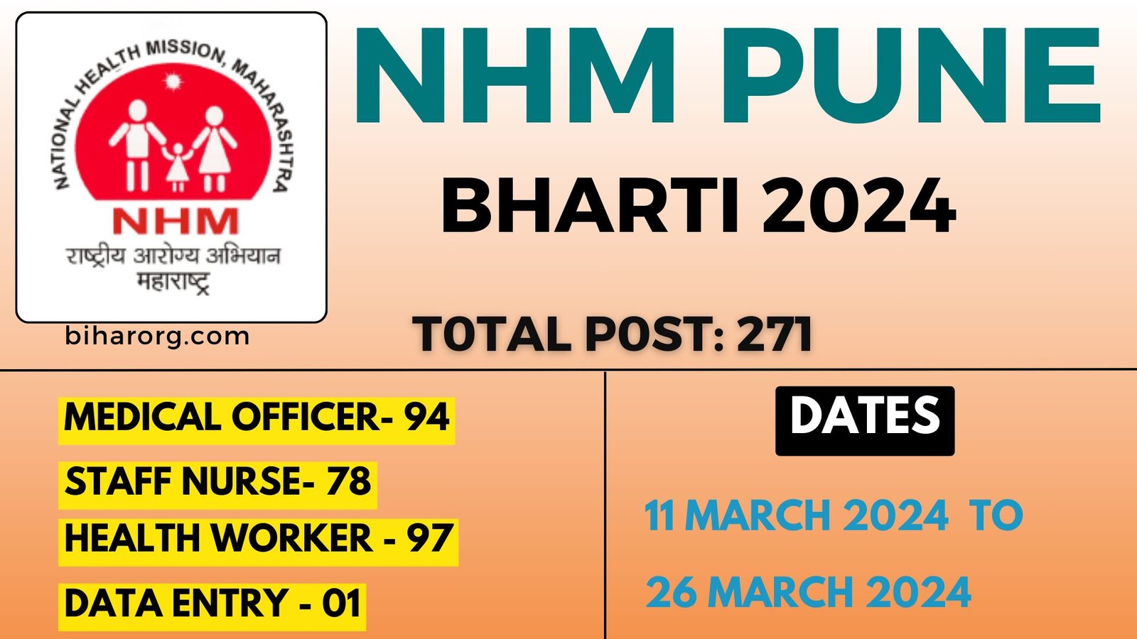 NHM Pune Bharti 2024